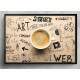 Quadro Decorativo Coffe Rotina Di�ria