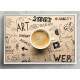 Quadro Decorativo Coffe Rotina Di�ria
