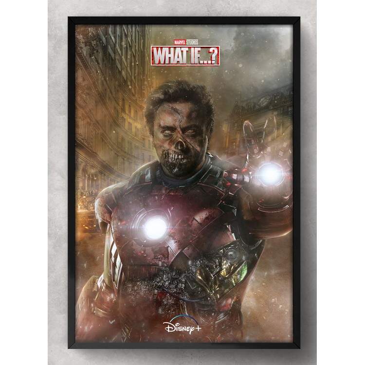 Quadro Decorativo Hroi Homem de Ferro What If