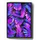 Quadro Decorativo Folhas Tons de Roxo
