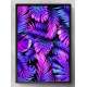 Quadro Decorativo Folhas Tons de Roxo