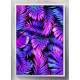 Quadro Decorativo Folhas Tons de Roxo
