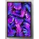 Quadro Decorativo Folhas Tons de Roxo