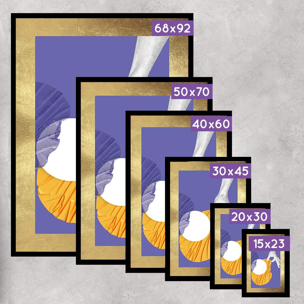 Quadro Decorativo Abstrato M�o Minimalista