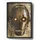 Quadro Decorativo Abstrato Capacete Robo Retr�