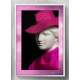 Quadro Decorativo Abstrato Est�tua de Rosa