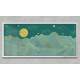Quadro Decorativo Slim Abstrato Montanhas Linear