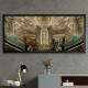 Quadro Decorativo Slim Abstrato P�lacio com Escadas