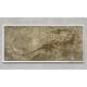 Quadro Decorativo Slim Abstrato Ossos de Dinossauro na Pedra