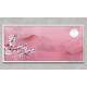 Quadro Decorativo Slim Abstrato Montanhas Flor e Lua