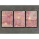 Kit 3 Quadros Decorativos M�rmore