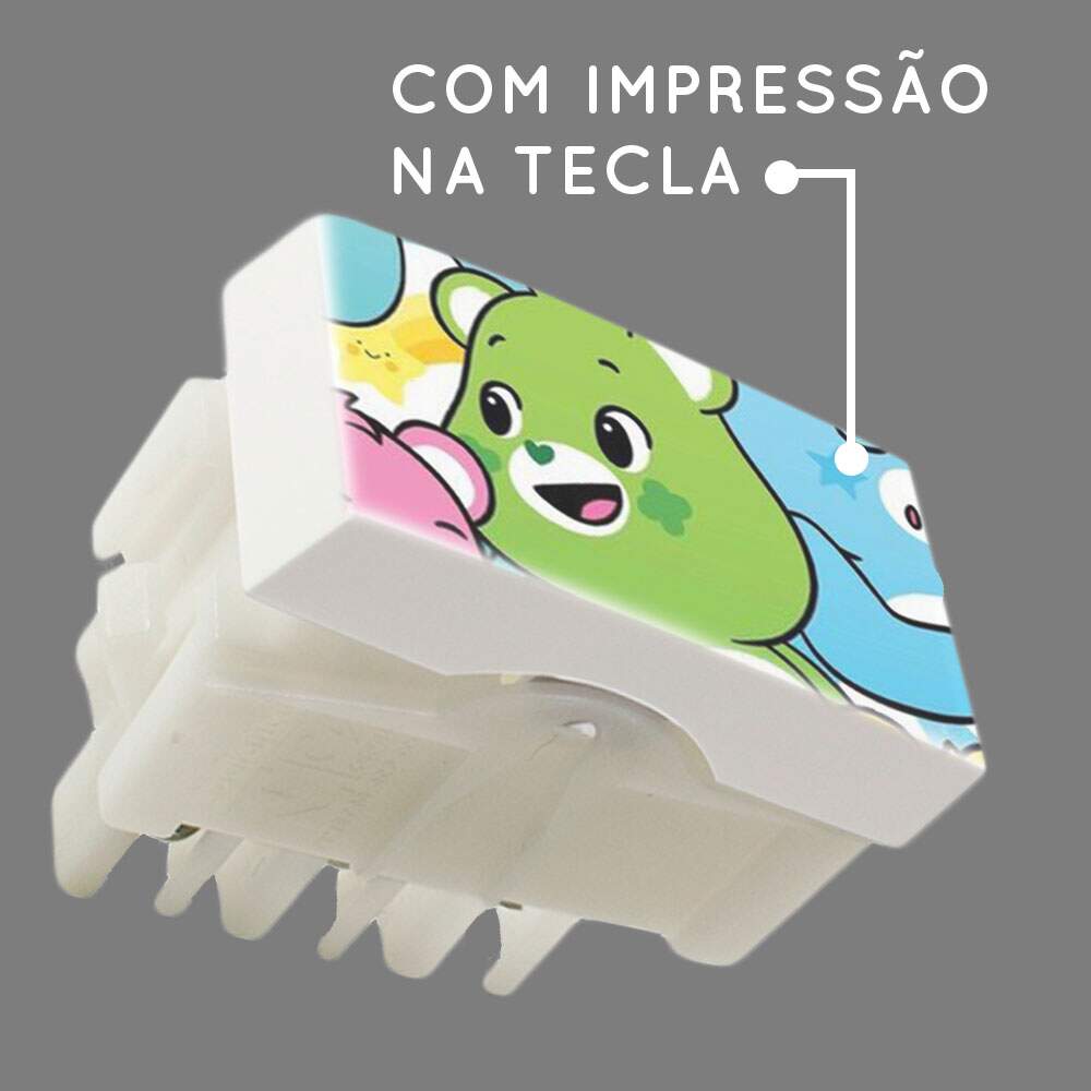 Interruptor Impresso Ursinhos Carinhosos Mod 02