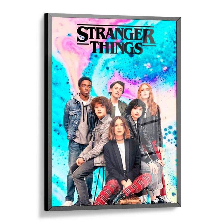 Quadro Decorativo Stranger Things Turma Jovem