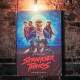 Quadro Decorativo Stranger Things Turma na Casa Antiga
