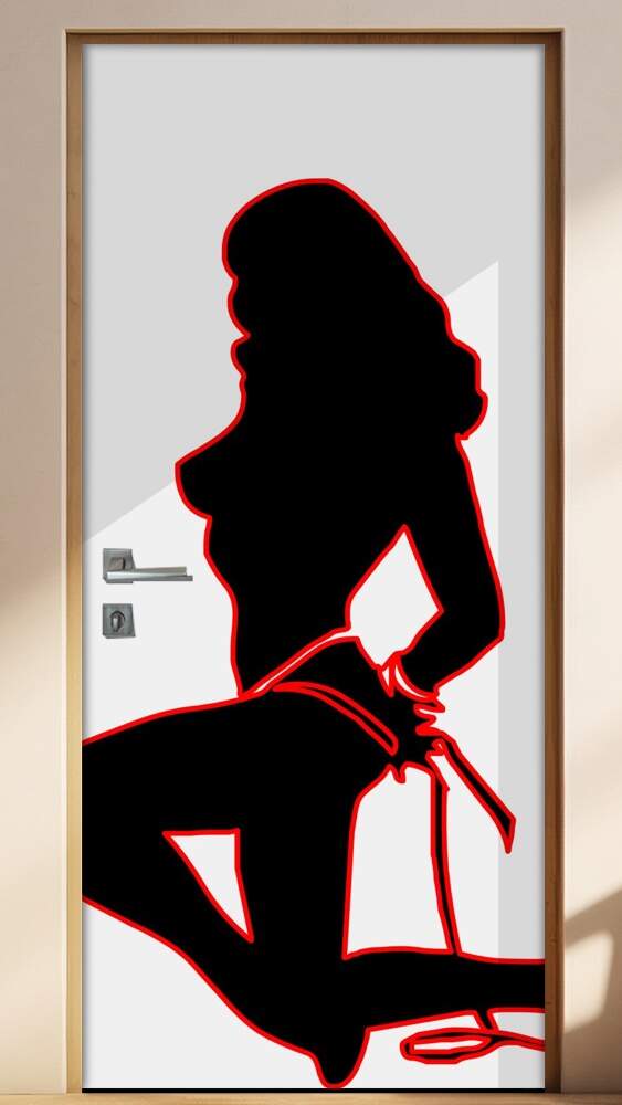 Adesivo para porta Sensual 01