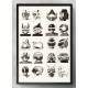Quadro Decorativo Geek Capacetes Power Rangers