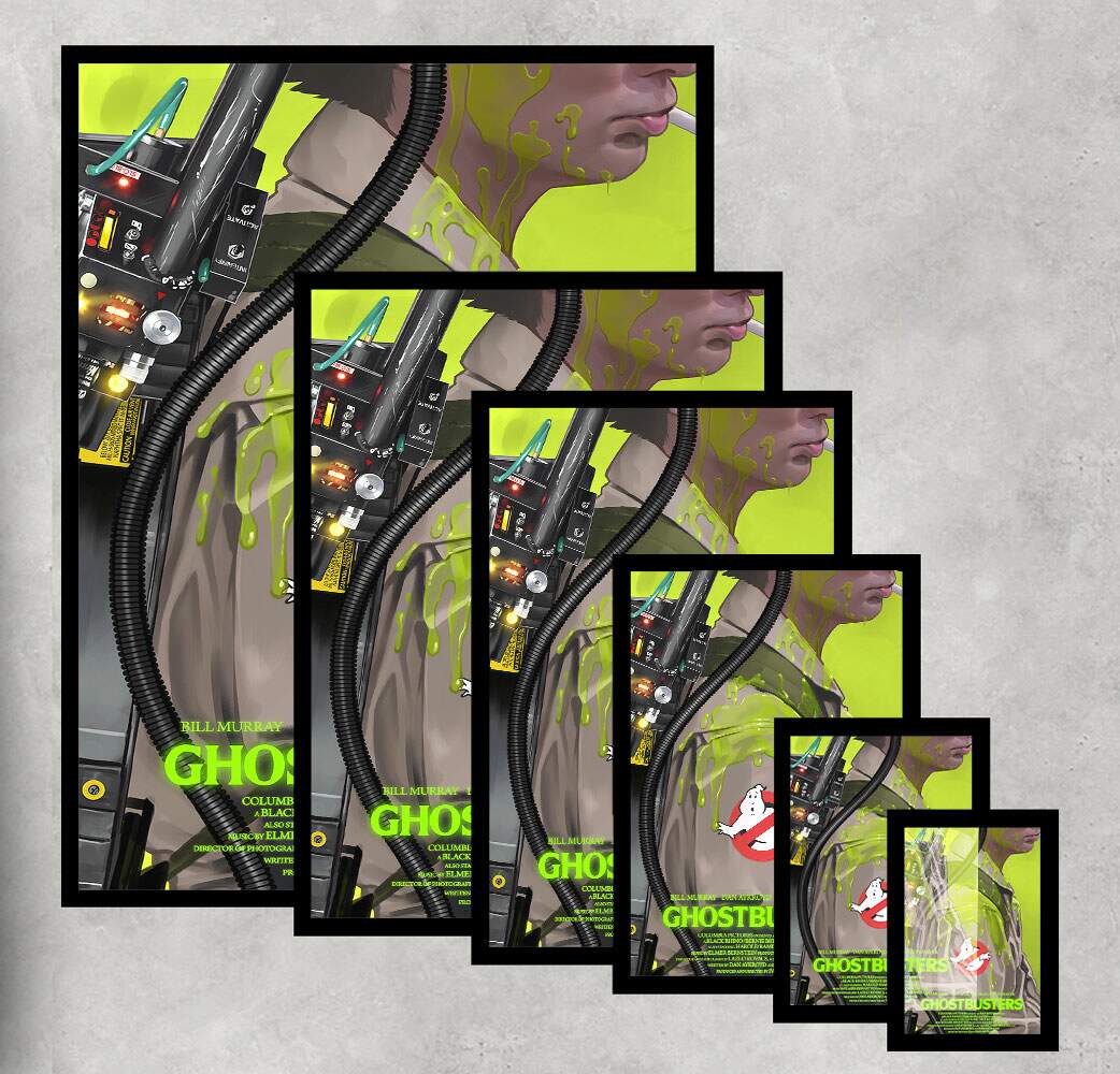 Quadro Decorativo Geek Caca Fantasma Mod 2