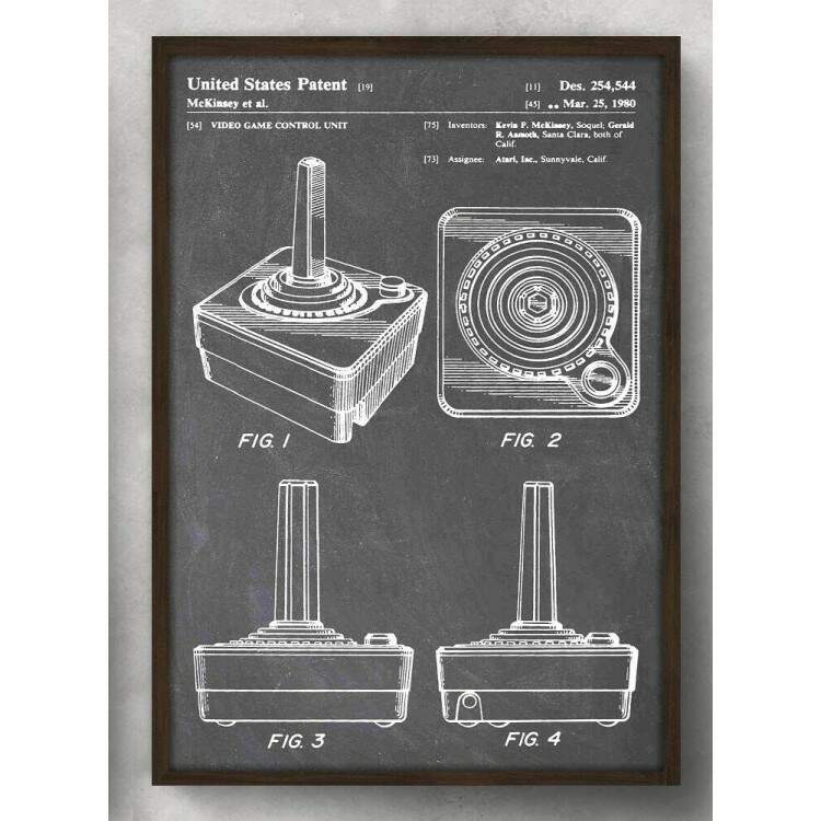 Quadro Decorativo Geek Controle Atari