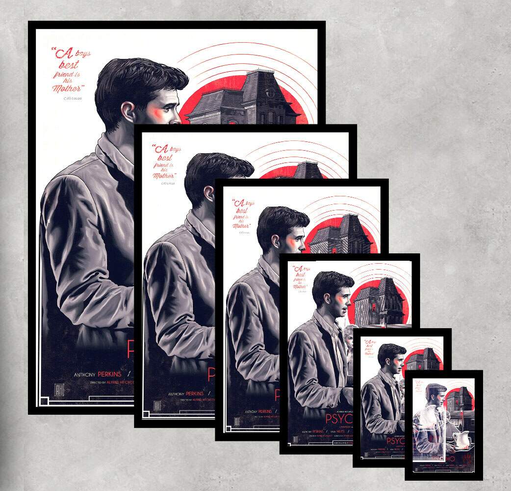 Quadro Decorativo Geek Filme Psicose