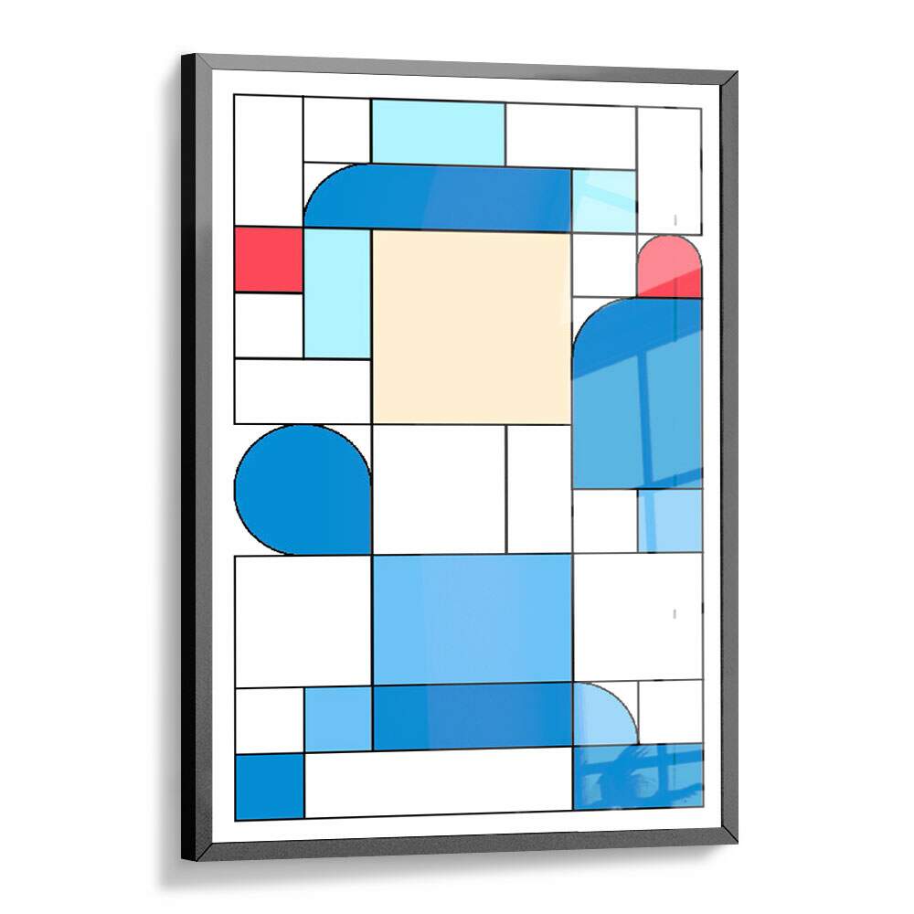 Quadro Decorativo Geek Mega Man Geometrico