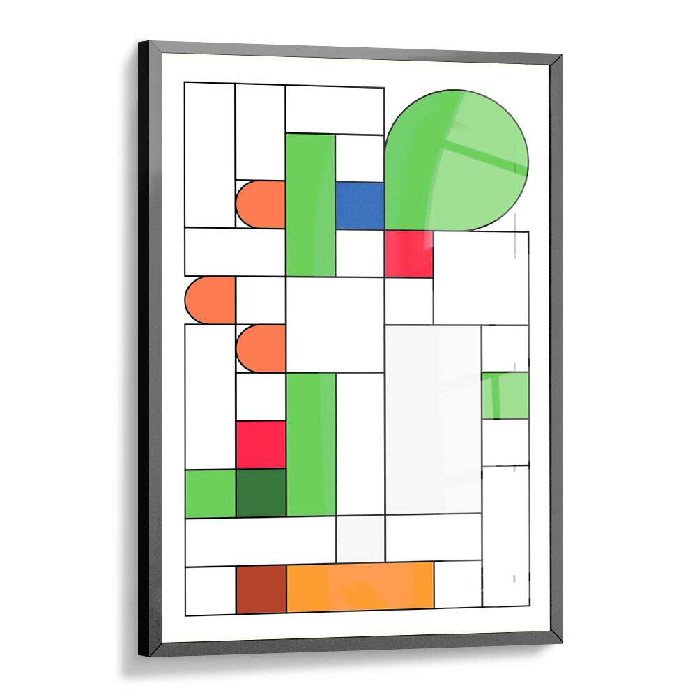 Quadro Decorativo Geek Yoshi Geometrico