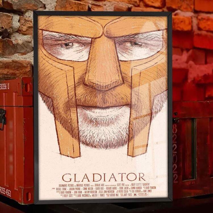 Quadro Decorativo Geek Gladiador