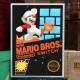 Quadro Decorativo Geek Jogo Super Mario Bros