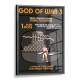 Quadro Decorativo Geek God of War Arcade