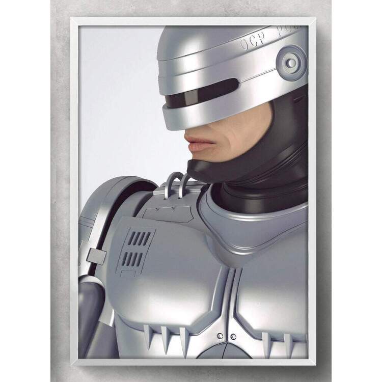 Quadro Decorativo Geek Robocop de Perfil