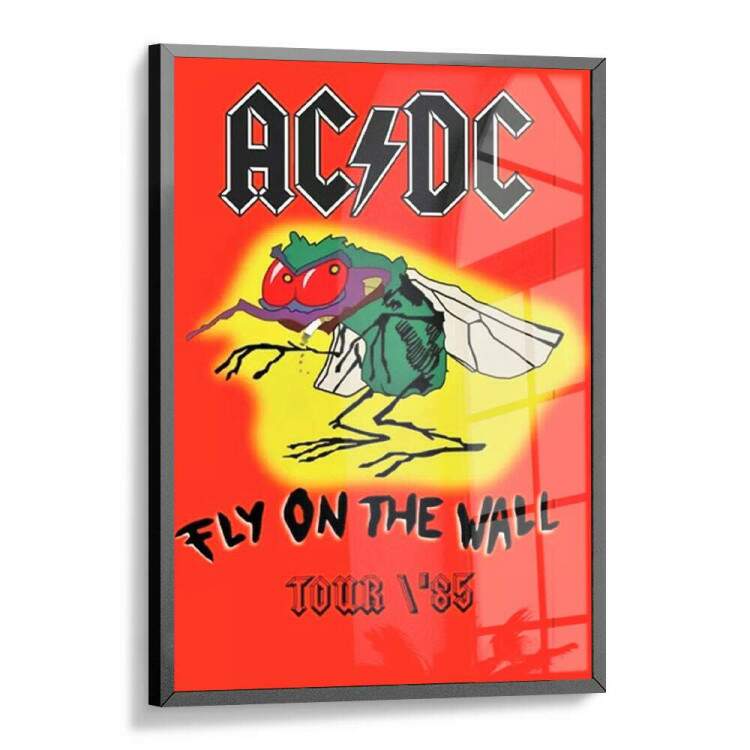 Quadro Decorativo Banda AC-DC Fly On The Wall