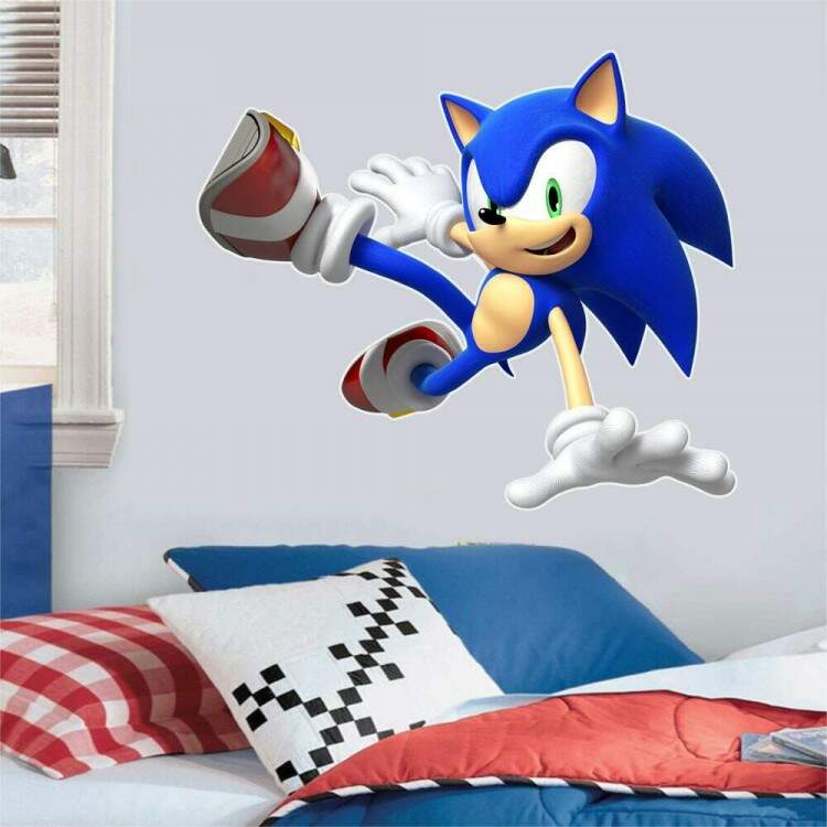 Adesivo de Parede Sonic Pulando