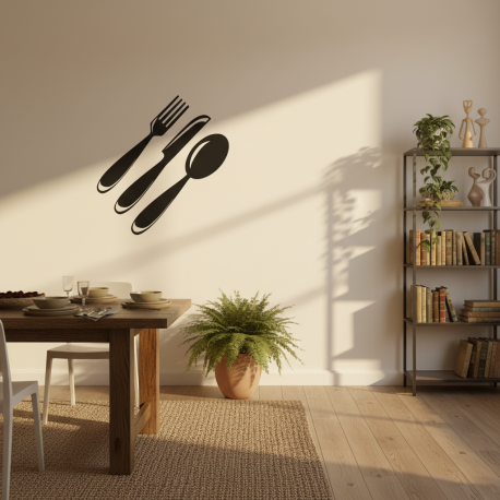 Adesivo Decorativo para Cozinha Talheres 2