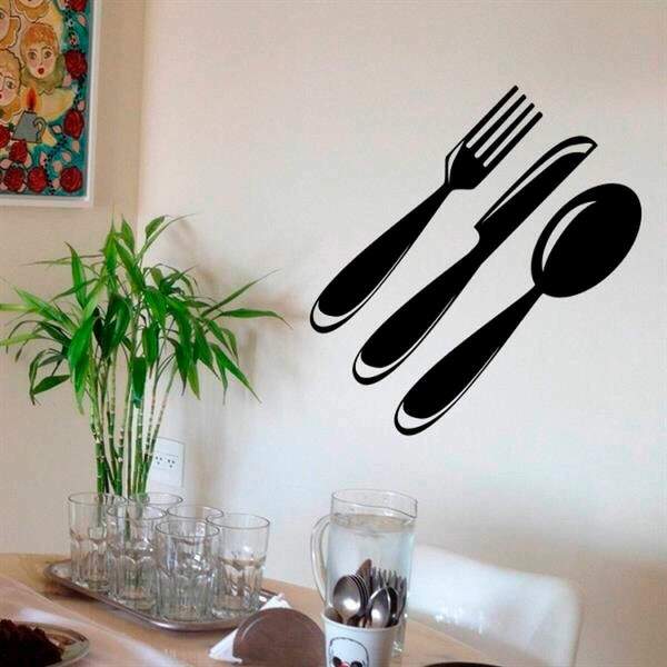 Adesivo Decorativo para Cozinha Talheres 2