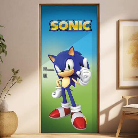 Adesivo para Porta Infantil Sonic N1