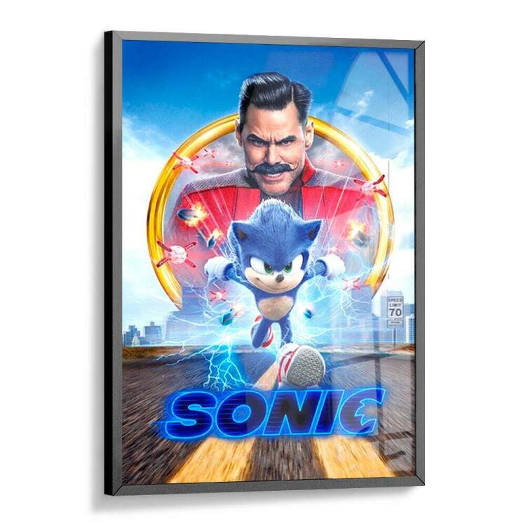 Quadro Decorativo Geek Sonic Robotnik