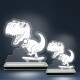 Lumin�ria de Led e Acr�lico Dino de Skate