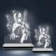 Lumin�ria de Led e Acr�lico Mandalorian