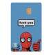Adesivo para Cart�o de Cr�dito Homem Aranha Fuck You Mod 142