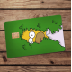 Adesivo para Cart�o de Cr�dito Homer se Escondendo No Arbusto Mod 146