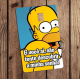 Adesivo para Cart�o de Cr�dito Homer Ei Voc� Ai, N�o Tente Descobrir a Minha Senha Mod 147