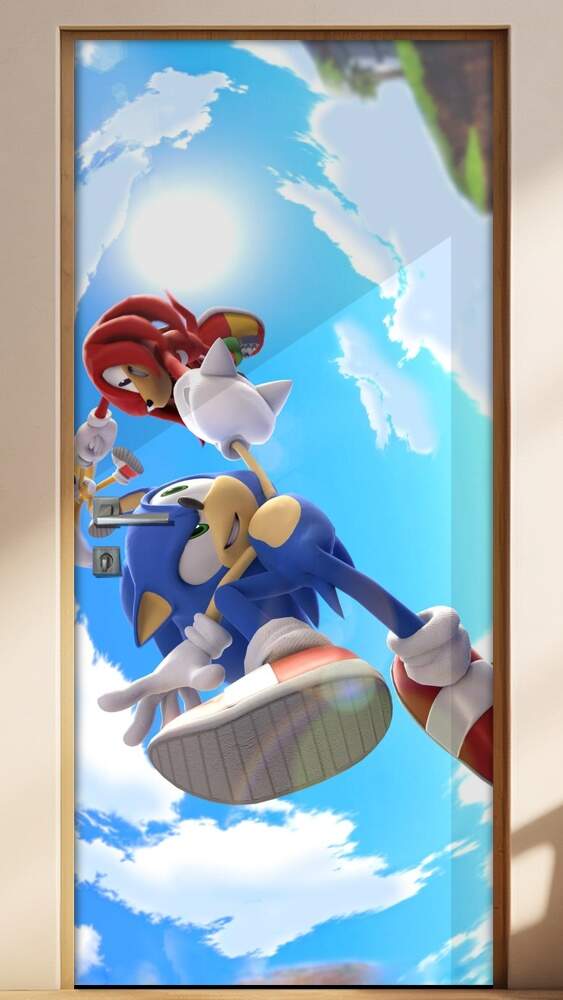 Adesivo para Porta Sonic e Amigos