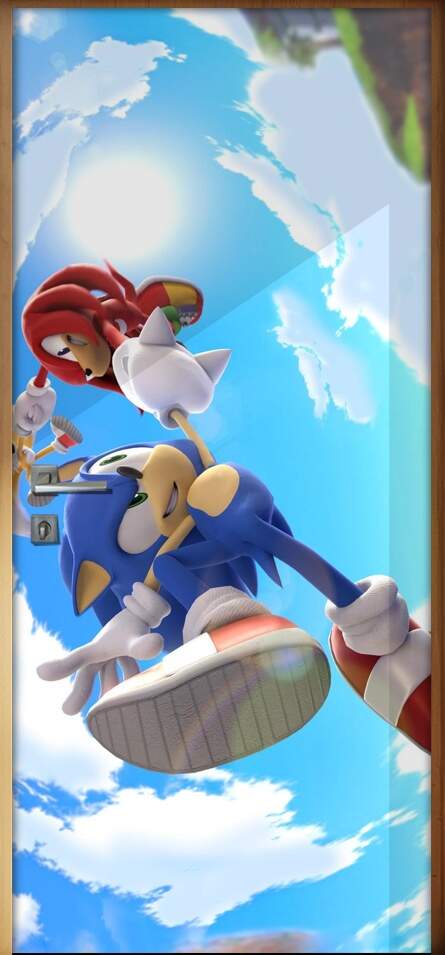 Adesivo para Porta Sonic e Amigos