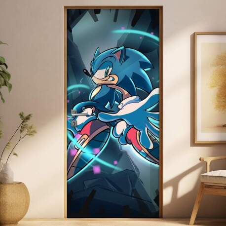 Adesivo para Porta Sonic Raio Azul
