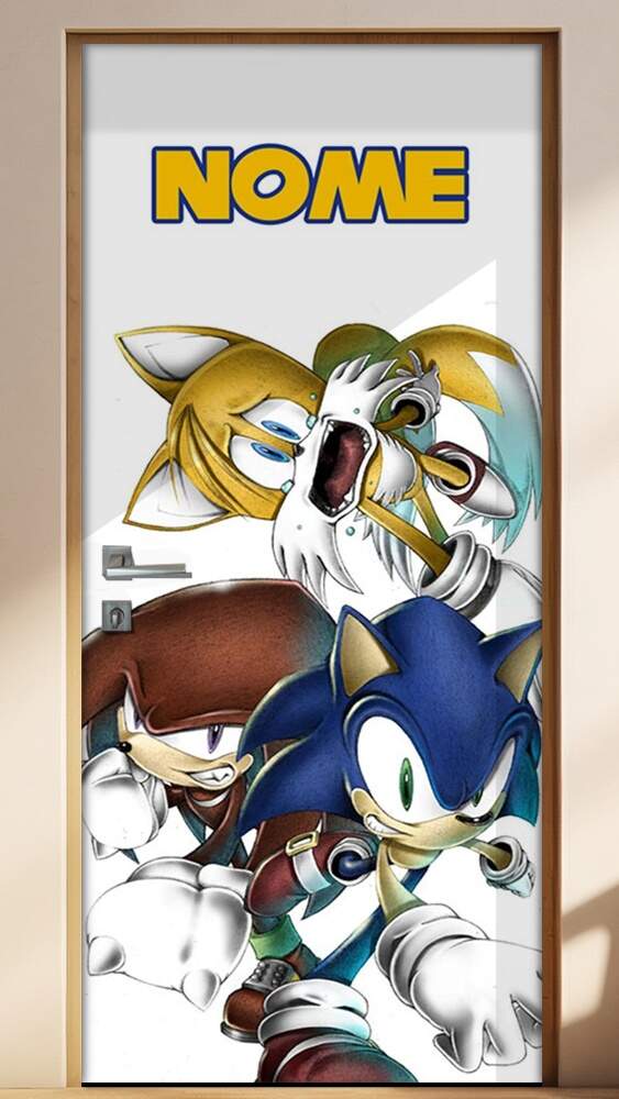 Adesivo para Porta Sonic com Nome