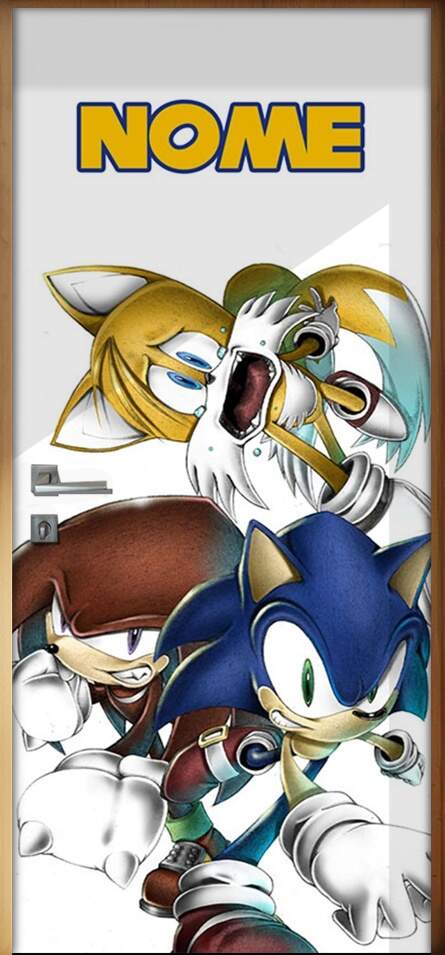 Adesivo para Porta Sonic com Nome