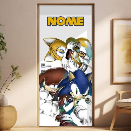 Adesivo para Porta Sonic com Nome