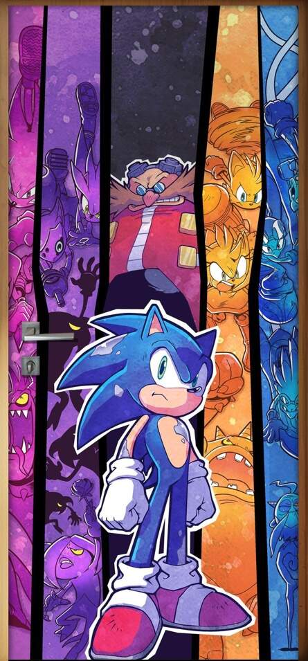 Adesivo para Porta Sonic Vilo Colorido