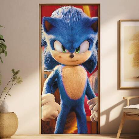 Adesivo para Porta Sonic Corpo Inteiro