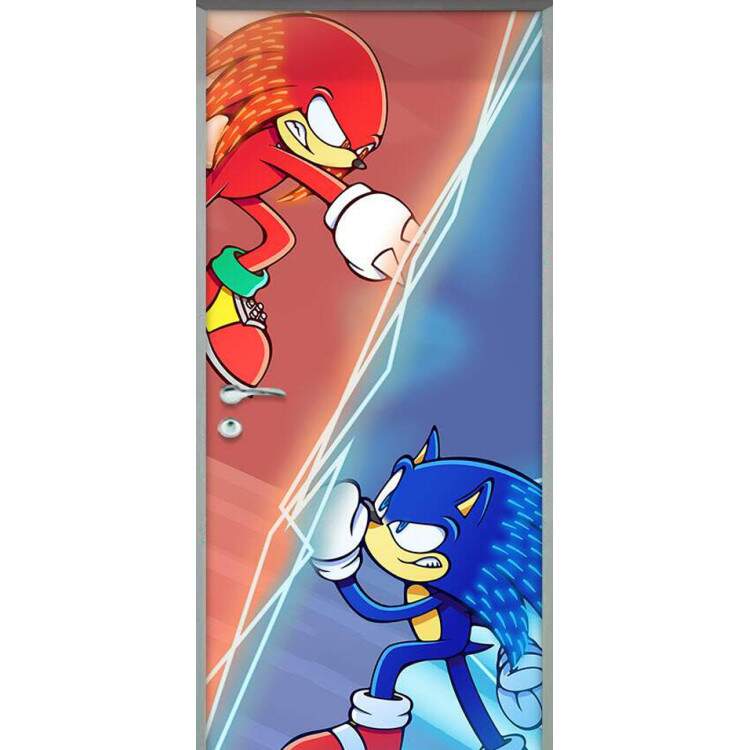 Adesivo para Porta Sonic e KnucKles