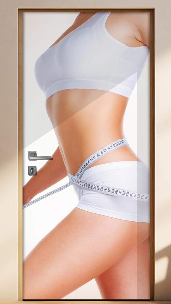 Adesivo Para Porta Est�tica Corporal 1